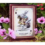 Ежедневник 'Alice's Diary' в комплекте с наклейками