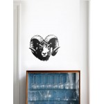 Rockett St George A Rams Head Wall Sticker – Black at Coggles.com online store