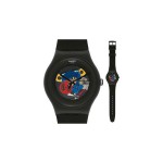 Часы Swatch BLACK LACQUERED