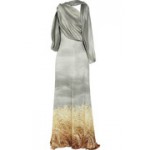 Rodarte | Stormy Wheat crinkled silk-chiffon gown  | NET-A-PORTER.COM