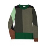 Chloé | Color-block wool sweater | NET-A-PORTER.COM