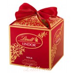 Lindt, шоколад Lindor, Красный куб, подарочная упаковка, 300 г.