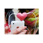 Двойник для наушников 'Heart for Two' - Pink. Интернет-магазин подарков PichShop.ru