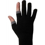 Etre Touchy Gloves: Black with Grey trim - Etre Shop - Purveyors of Etre Touchy gloves and other design products that celebrate simplicity, creativity and playfulness