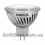 Лампа светодиодная MR16 Maxus LED-358 MR16 7W 4100K 220V GU5.3 AL (56000306)