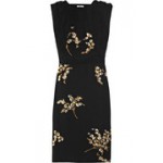 Miu Miu | Embellished crepe dress | NET-A-PORTER.COM