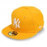 Бейсболка New York Yankees Basic (gold/white) 59FIFTY