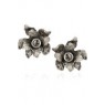 Irit Design | Oxidized sterling silver diamond earrings | NET-A-PORTER.COM