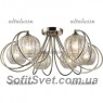 Люстра потолочная Altalusse INL-6089C-06 Satin nickle & Clear glass