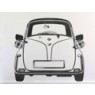 Виниловая наклейка 'Машина Isetta' - M. Интернет-магазин подарков PichShop.ru