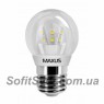 Лампа светодиодная G45 Maxus LED-261 G45 3W 3000K 220V E27 CR (56000420)