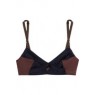 VPL | Lichen satin-paneled stretch-cotton triangle bra | NET-A-PORTER.COM