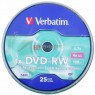 Болванки dvd-rw Verbatim