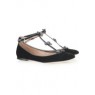 Chloé | Embellished suede T-bar ballerina flats  | NET-A-PORTER.COM